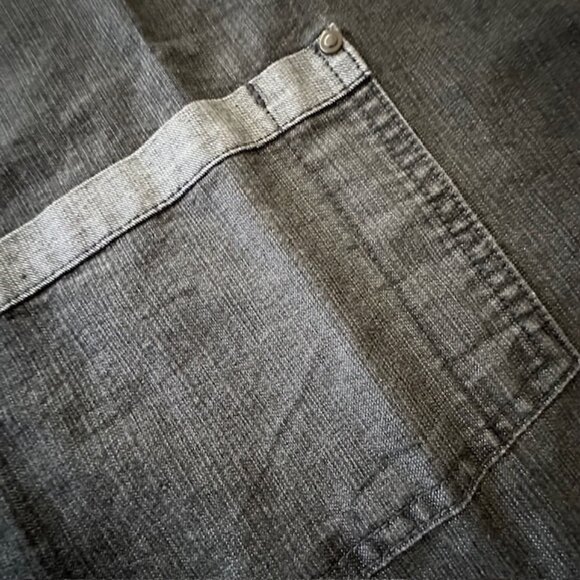 NWT Denim Bib Apron Faded Black/Grey FIRM PRICE - Picture 10 of 10